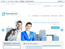 Tablet Screenshot of 1a-personalservice.de